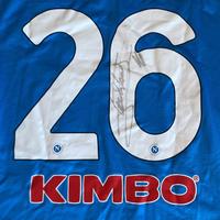 Maglia Napoli firmata da Koulibaly.