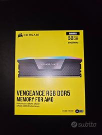 Ram Corsair DDR5 32gb 6000mhz CL30 RGB