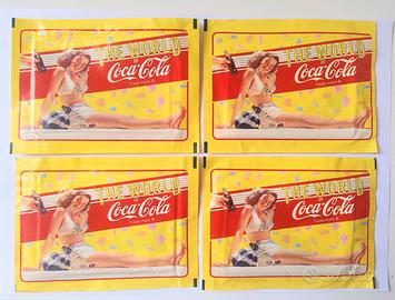 lotto pacchetti figurine panini coca cola 80/90