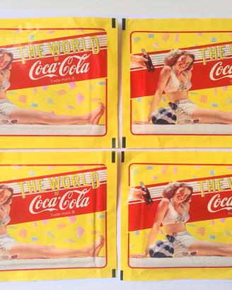 lotto pacchetti figurine panini coca cola 80/90