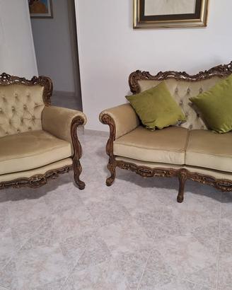 Set divano e poltrone d'epoca