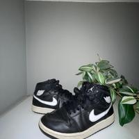 Jordan 1 Nere/Bianche 38.5