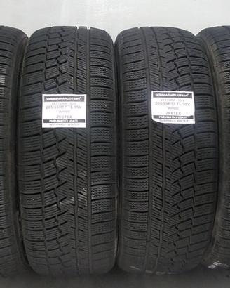 4 PNEUMATICI USATI 205/55R17 95V WH000 ZEETEX GOMM