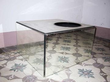 Cubo Discoteca a Specchio Sedile a Colonna