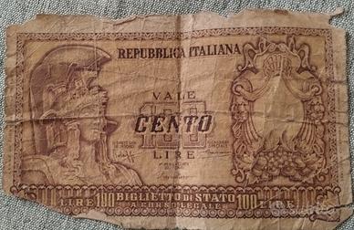Banconota da cento Lire del 1951