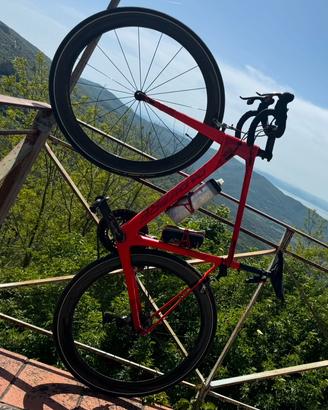 Bici corsa carbon parkpree 2 in 1