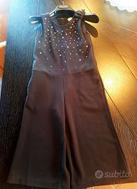 Twinset tuta abito strass bambina tg 8a