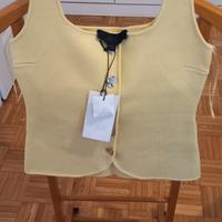 Top Zara giallo, taglia S