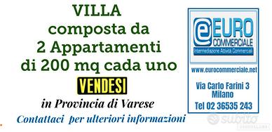 590/24 VILLA su 2 piani adiacenze Casalzuigno