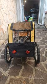 trasportino x cane da bici