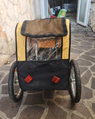 trasportino x cane da bici