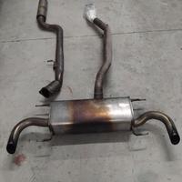 Doppio scarico completo alfa romeo giulia