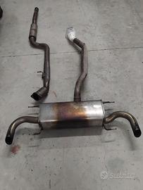 Doppio scarico completo alfa romeo giulia