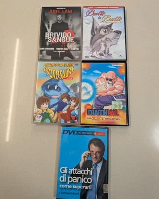 DVD praticamente nuovi mai usati 