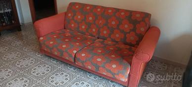 Divano letto 3 posti con materasso