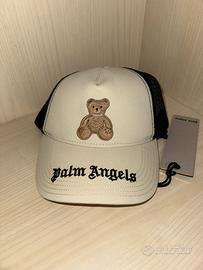 Cappello Palm Angels Bear Trucker white/brow Nuovo