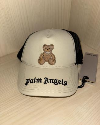 Cappello Palm Angels Bear Trucker white/brow Nuovo
