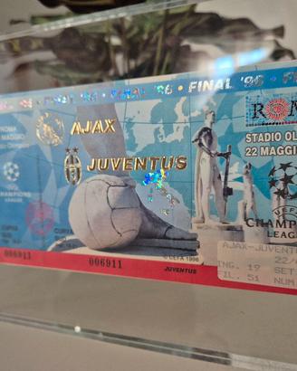 Biglietto Finale Champions League 1996 JUVENTUS 