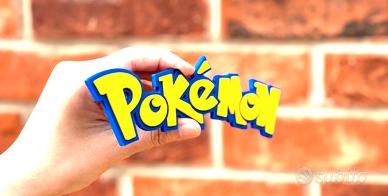 Logo Pokémon in Plastica 3D