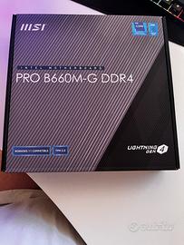 Scheda madre msi Pro b660M-G DDR4