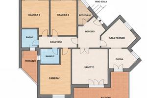 Cosenza - Città 2000 | Ampio appartamento con 3 ca