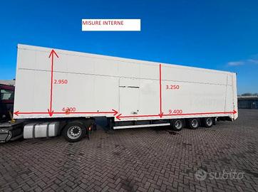 semirimorchio furgonato trasporto auto racong