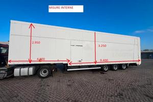 semirimorchio furgonato trasporto auto racong