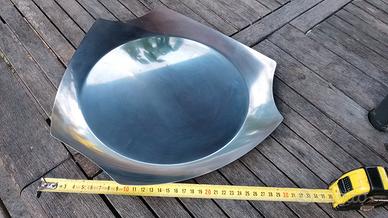 Vassoio Abert nicrosil 18/12 vintage acciaio inox