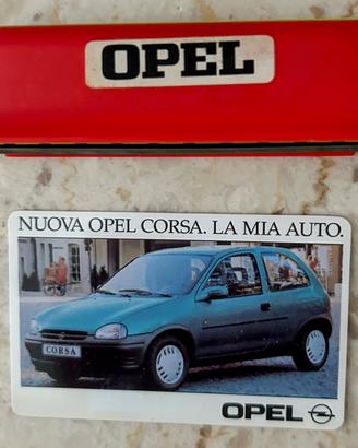 Gadget armonica Opel più calendarietto 1994