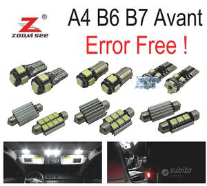 KIT 23 LAMPADE LED INTERNE AUDI A4 S4 RS4 B6 B7 QU