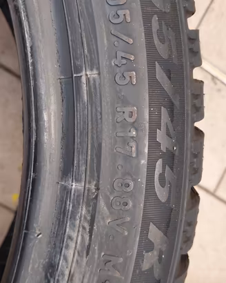 treno gomme invernali Fiat 500e