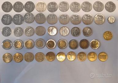 Lotto 80 monete circa Lira Italiana