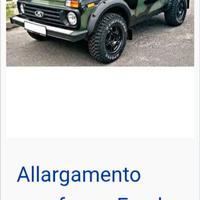 Allargamento parafanghi Lada Niva