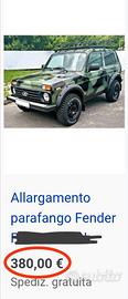 Allargamento parafanghi Lada Niva