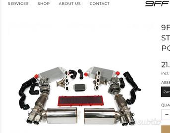 Kit potenza 9FF x 997 turbo 600 cv