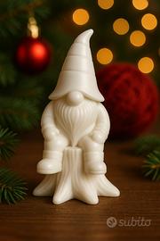 Gnomo Natalizio in Resina 3D