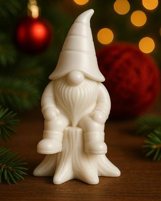 Gnomo Natalizio in Resina 3D