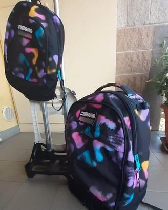 Zaino SEVEN Trolley = 2 zaini + carrello
