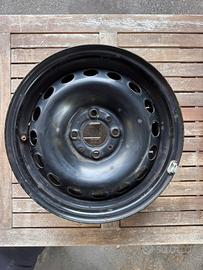 4 cerchi d’acciaio da 14 pollici per Fiat 500 312