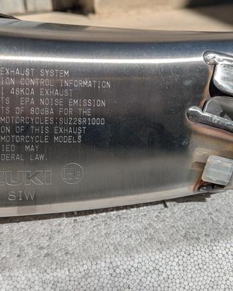 Scarico Suzuki  nuovo originale GSX-S 1000 EVO GSX