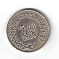 Lotto Monete di Singapore da 20 cents