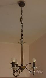 Lampadario arte povera