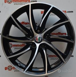 4 cerchi lega alfa romeo giulia r18 lt761