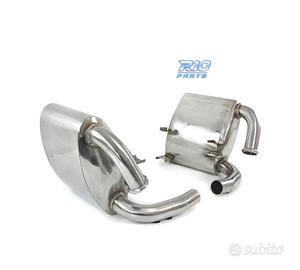 SCARICHI PORSCHE 911 996 C2 C4 C4S ACCIAIO INOX