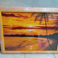 quadro tramonto 