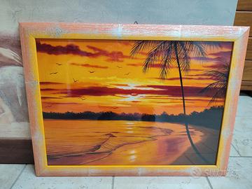 quadro tramonto 