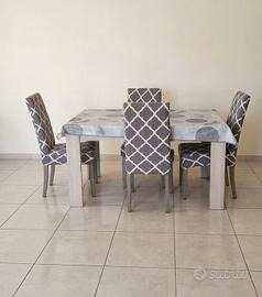 Tavolo da pranzo con 6 Sedie 