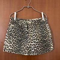 Gonna pantaloncino leopardato