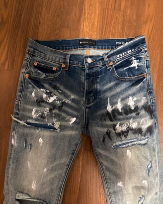 Jeans Purple Taglia S