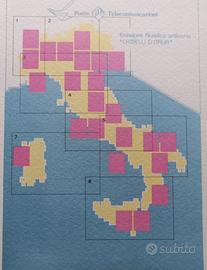 FOLDER FRANCOBOLLI CASTELLI D' ITALIA 1970